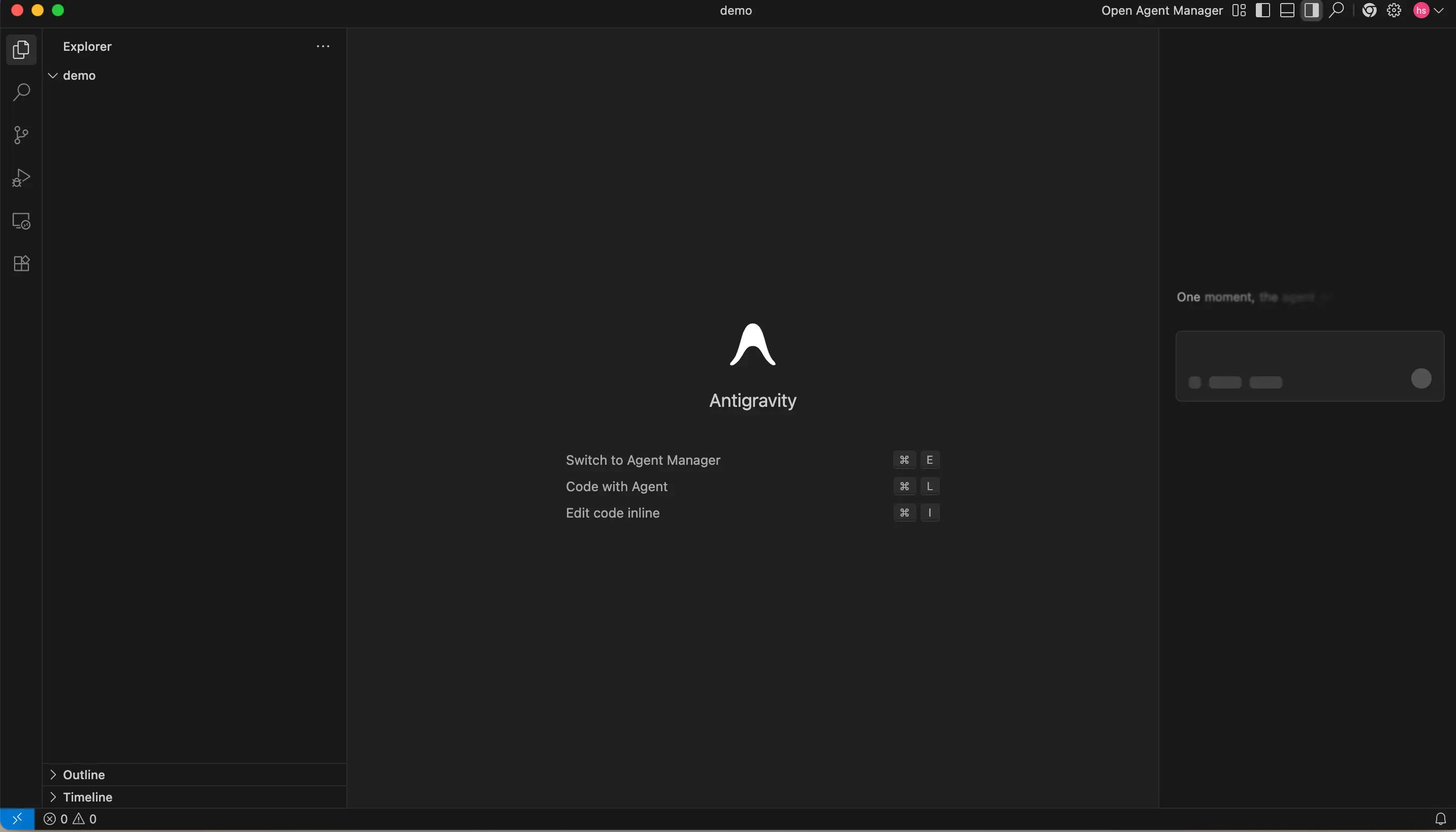 antigravity起始畫面