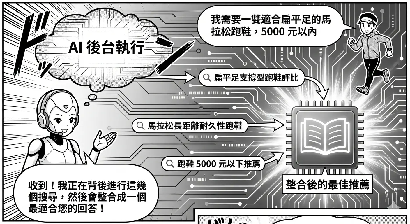 AI 扇形查詢說明